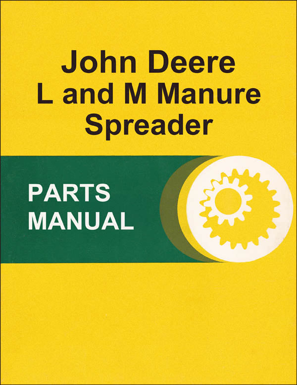 JD L and M Manure Spreader Parts Catalog Farm Manuals Fast