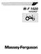 Massey Ferguson 1020 Tractor Manual