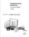 New Holland 1063 Stackliner Manual