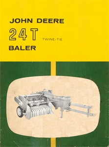 John Deere 24T and 24WS Twine Baler Manual