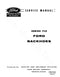 Ford 713 Backhoe - Service Manual