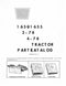 Oliver 1650, 1655, 2-78, 4-78 Tractor - Parts Manual