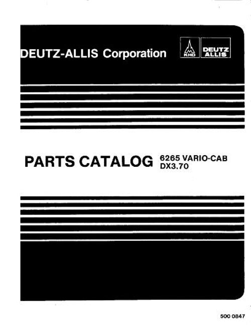 Activate-In-April-Deutz Allis 6265 and DX3.70 Tractor - Parts Catalog