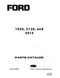 Ford 1920, 2120, and 3415 Tractor - Parts Catalog