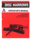 Allis-Chalmers 2300 series Disc Manual