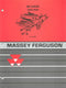 Massey Ferguson 9 Baler - Parts Book