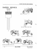 Oliver 55, 66, 77, 88, 550, 660, 770, and 880 Tractors - COMPLETE Service Manual
