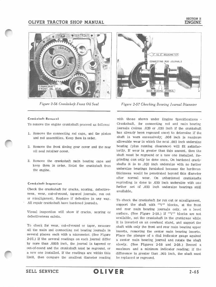 Vintage OLIVER TRACTOR SHOP SERVICE MANUAL in DEALER Binder Vintage OLIVER TRACTOR SHOP SERVICE MANUAL in DEALER Binder