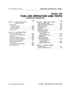 John Deere 6620, 7720, and 8820 Electrical Repair - Technical Manual