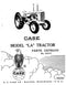 Case LA Tractor - Parts Catalog