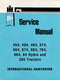 International 454, 464, 484, 574, 584, 674, 684, 784, 884, 84 Hydro and 385 Tractor - Service Manual
