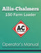 Allis-Chalmers 150 Farm Loader Manual Cover