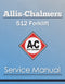 Allis-Chalmers 512 Forklift - Service Manual Cover