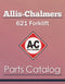 Allis-Chalmers 621 Forklift - Parts Catalog Cover