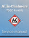 Allis-Chalmers 705D Forklift - Service Manual Cover