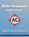 Allis-Chalmers 708D Forklift - Service Manual Cover