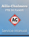 Allis-Chalmers FTB 30 Forklift - Service Manual Cover