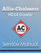 Allis-Chalmers HD14 Crawler - Service Manual Cover