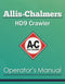 Allis-Chalmers HD9 Crawler Manual Cover