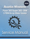 Austin Western Pacer 300 Super 300 - SN# 17894 & Up Motor Grader - Service Manual Cover