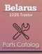 Belarus 1025 Tractor - Parts Catalog Cover