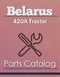 Belarus 420A Tractor - Parts Catalog Cover