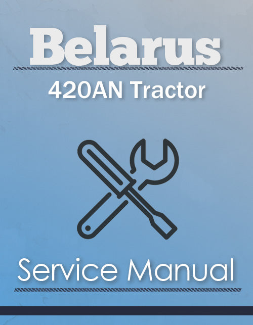Belarus 420AN Tractor - Service Manual Cover
