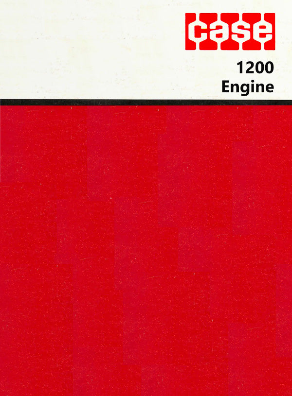 Case 1200 Engine Cover