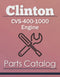 Clinton CVS-400-1000 Engine - Parts Catalog Cover