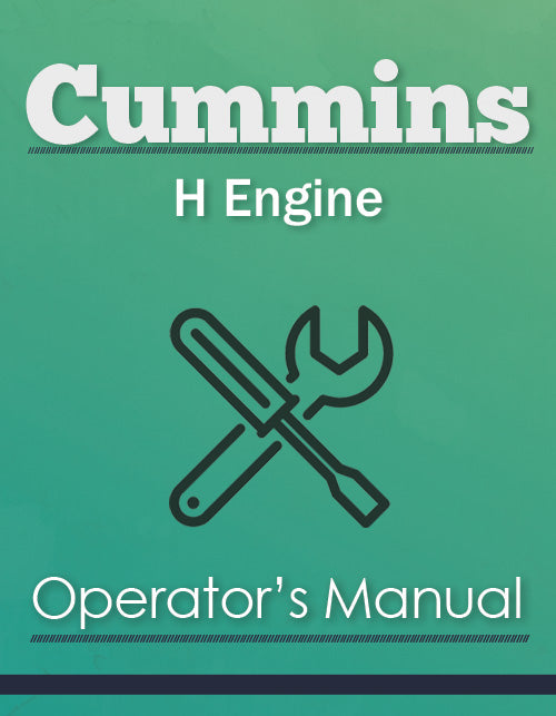 Cummins H Engine Manual Cover