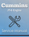 Cummins JT-6 Engine - Service Manual Cover