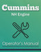 Cummins NH Engine Manual Cover