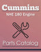 Cummins NHE 180 Engine - Parts Catalog Cover