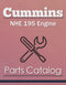 Cummins NHE 195 Engine - Parts Catalog Cover