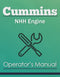 Cummins NHH Engine Manual Cover
