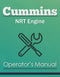 Cummins NRT Engine Manual Cover