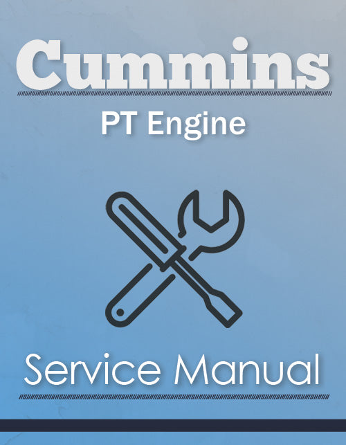Cummins PT Engine - Service Manual Cover