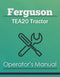 Ferguson TEA20 Tractor Manual Cover