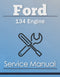 Ford 134 Engine - Service Manual Cover