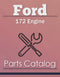 Ford 172 Engine - Parts Catalog Cover