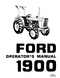 Ford 1900 Tractor Manual