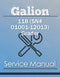 Galion 118 (SN# 01001-12013) Grader - Service Manual Cover
