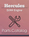 Hercules DJXH Engine - Parts Catalog Cover