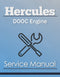 Hercules DOOC Engine - Service Manual Cover