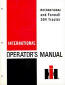 International and Farmall 504 Tractor Manual