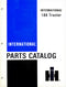 International 186 Tractor - Parts Catalog