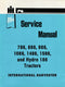 International 786, 886, 986, 1086, 1486, 1586, and Hydro 186 Tractors - Service Manual