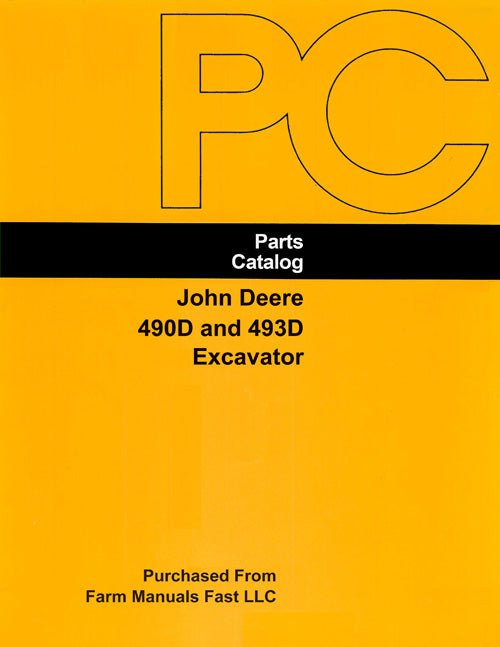 John Deere 490D and 493D Excavator - Parts Catalog