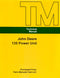 John Deere 135 Power Unit - Service Manual Cover
