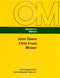 John Deere F910 Front Mower Manual Cover